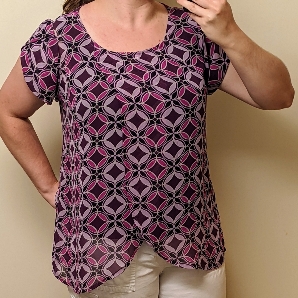 ByTavi Purple Petal Top - Picture 2 of 10